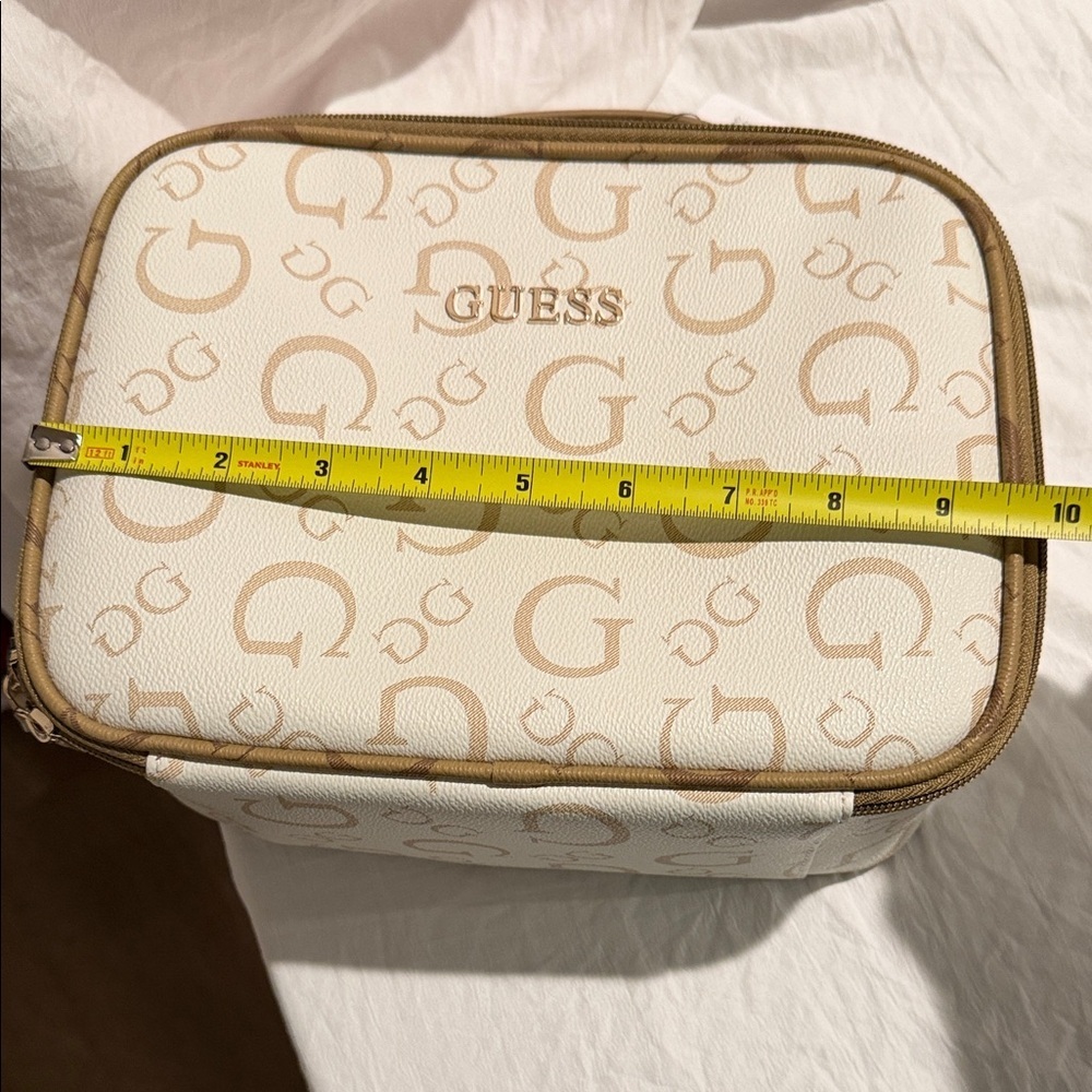 Guess Tan Monogram Travel Bag - Picture 8 of 10